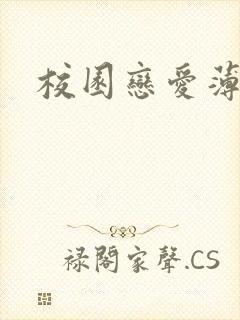 校园恋爱薄封面