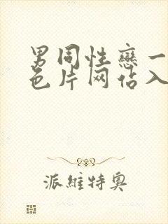 男同性恋一级黄色片网站入口