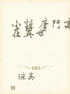 小说 唐门高手在异世