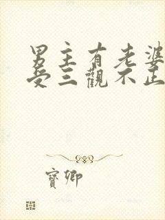 男主有老婆出轨受三观不正