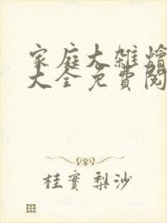 家庭大杂烩小说大全免费阅读