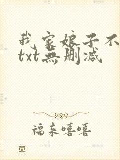 我家娘子不对劲txt无删减封面