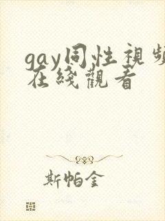 gay同性视频在线观看