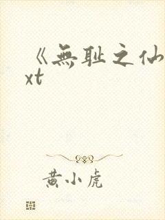 《无耻之仙》txt