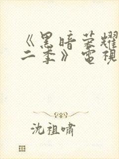 《黑暗荣耀 第二季》电视剧封面