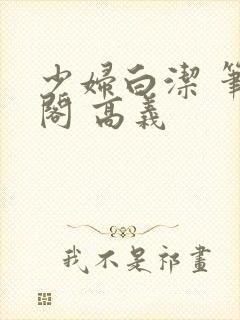 少妇白洁 笔趣阁 高义