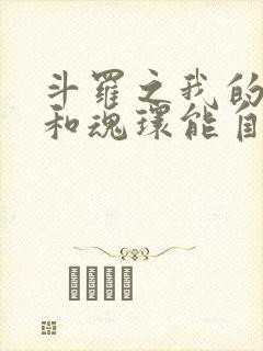 斗罗之我的武魂和魂环能自己修炼 永夜司晨
