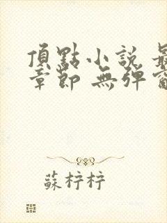 顶点小说 最新章节 无弹窗封面