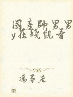 国产帅男男gay在线观看