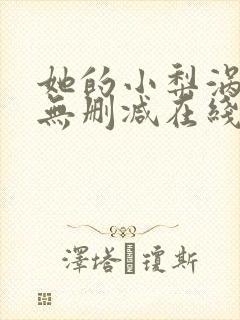 她的小梨涡小说无删减在线阅读