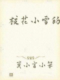 校花小雪的小说