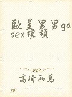 欧美男男gaysex视频