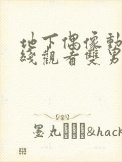 地下偶像动漫在线观看双男主