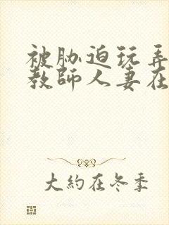 被胁迫玩弄的女教师人妻在线观看封面