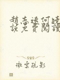 赵志远何晓雨小说免费阅读最新章节封面