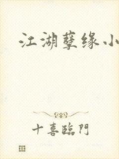 江湖孽缘小说封面