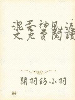 混蛋神风流史全文免费阅读笔趣阁封面