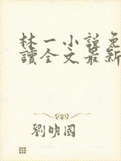 林一小说免费阅读全文最新章节