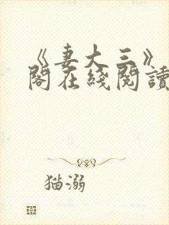 《妻大三》笔趣阁在线阅读