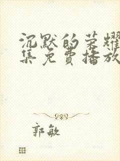 沉默的荣耀30集免费播放在线观看