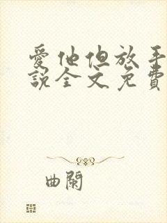 爱他但放手了小说全文免费阅读