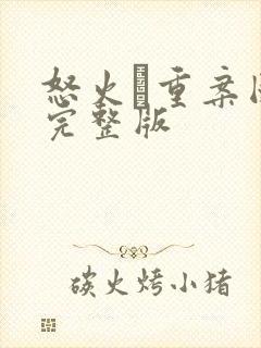 怒火·重案国语完整版