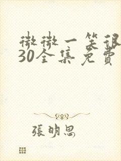 微微一笑很倾城30全集免费观看