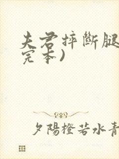 夫君摔断腿后(完本)