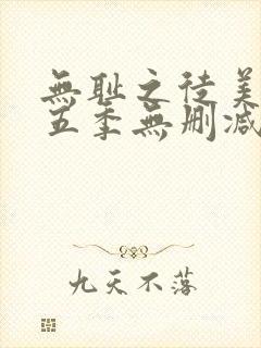 无耻之徒美版第五季无删减高清封面