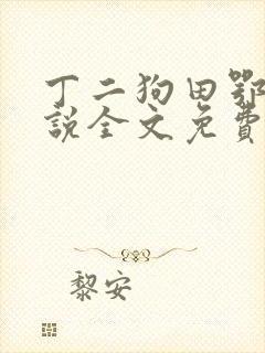 丁二狗田鄂茹小说全文免费阅读