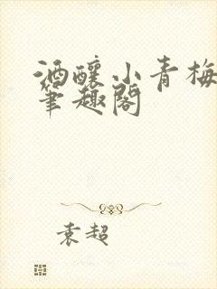 酒酿小青梅po笔趣阁