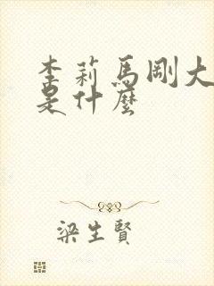 李莉马刚大结局是什么