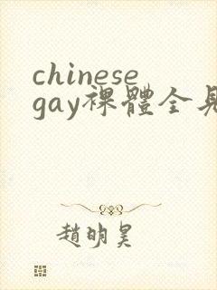 chinesegay裸体全见