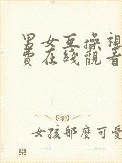 男女互操视频免费在线观看