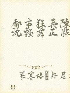 都市狂兵陈六何沈轻舞正版笔趣阁封面