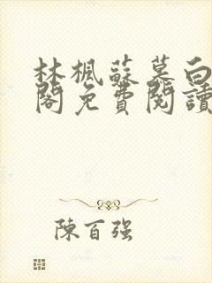 林枫苏慕白笔趣阁免费阅读