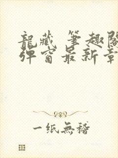 龙藏 笔趣阁无弹窗最新章节封面