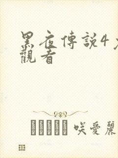 黑夜传说4免费观看