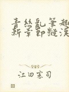 青丝乱笔趣阁最新章节糙汉封面