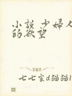 小说 少妇人妻的欲望