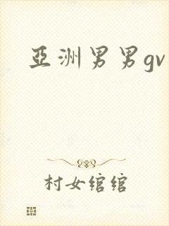 亚洲男男gv网