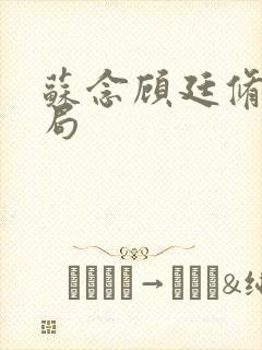 苏念顾廷修大结局封面