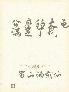 公么的大龟强大满足了我