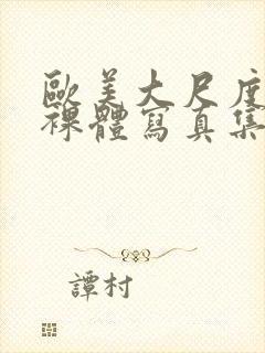 欧美大尺度大胆裸体写真集