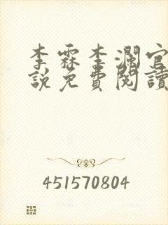 李霖李澜官场小说免费阅读