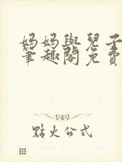 妈妈与儿子小说笔趣阁免费阅读封面