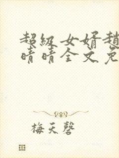 超级女婿赵旭李晴晴全文免费阅读超级女婿封面