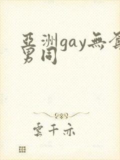 亚洲gay无套男同封面