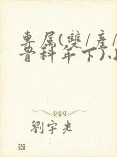 专属(双/产/骨科年下)小说封面