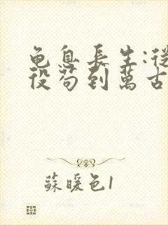 龟息长生:从杂役苟到万古顶点封面
